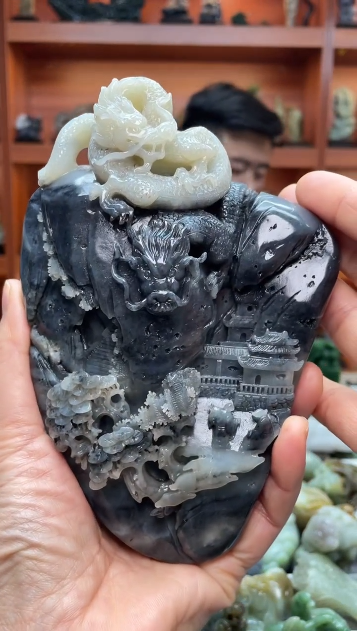 未镶嵌和田玉摆件1