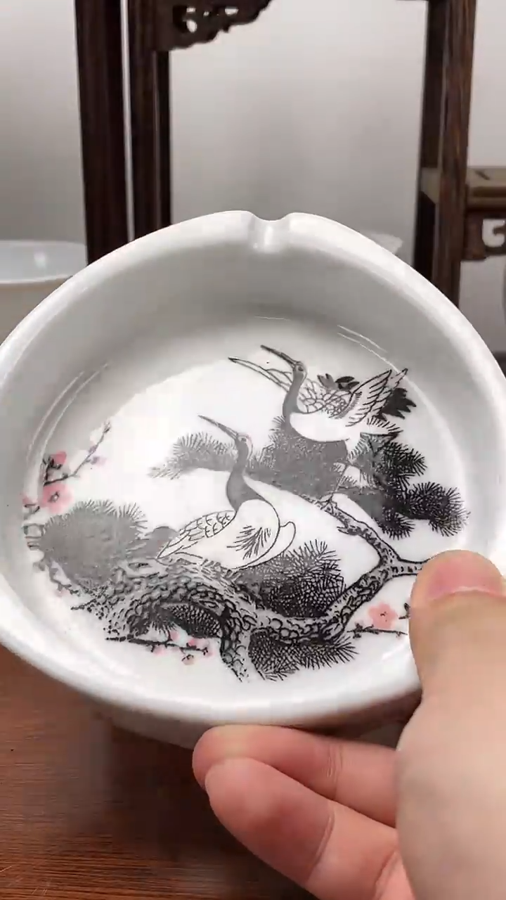 【闪购商品】1釉下彩高温 烟灰缸