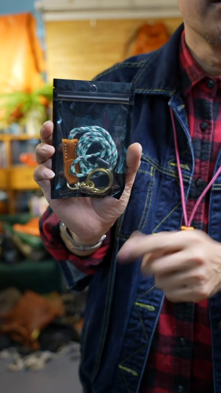 丛林蛙手工挂绳   