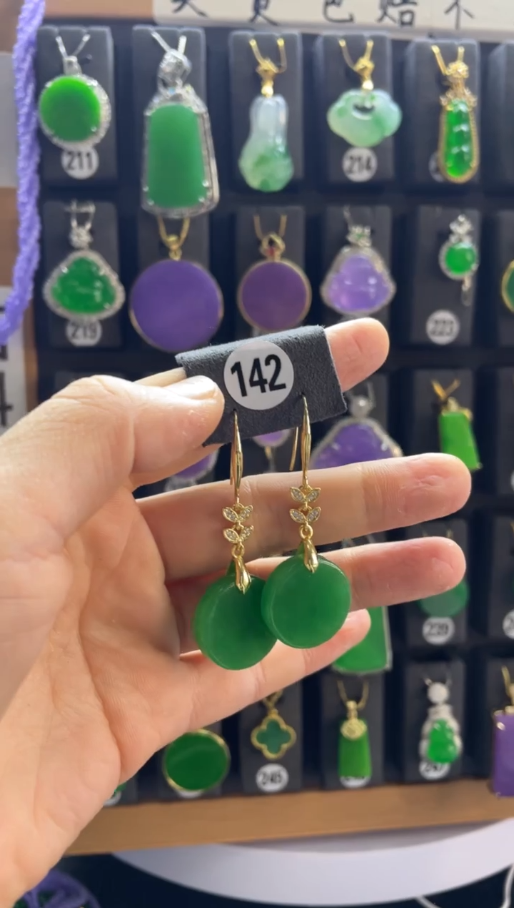 【闪购商品】翡翠颈饰银S925镶嵌142....