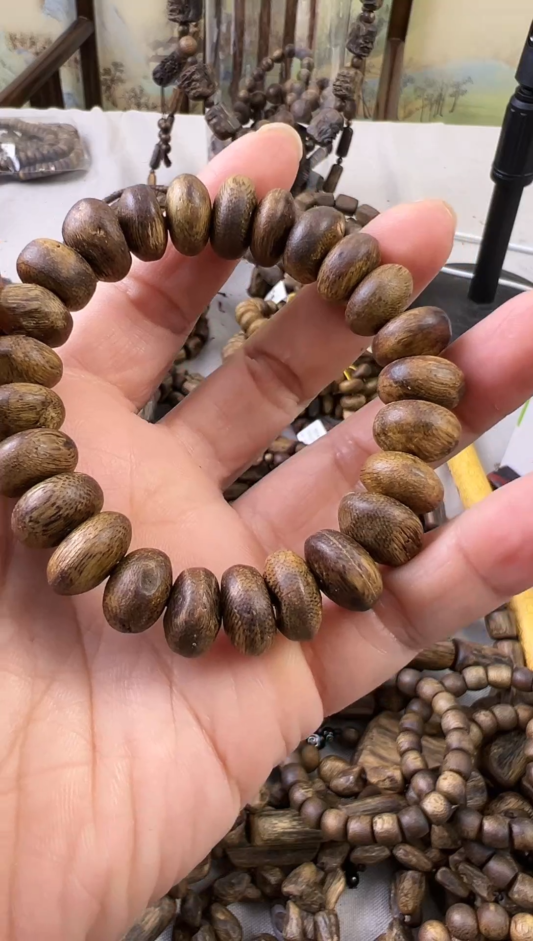 【闪购商品】沉香手串棋楠算盘珠单圈手串