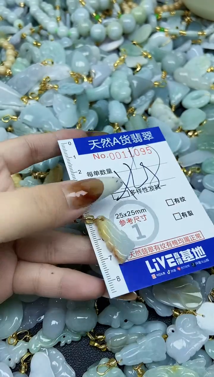 【闪购商品】翡翠颈饰未镶嵌天然A货翡翠