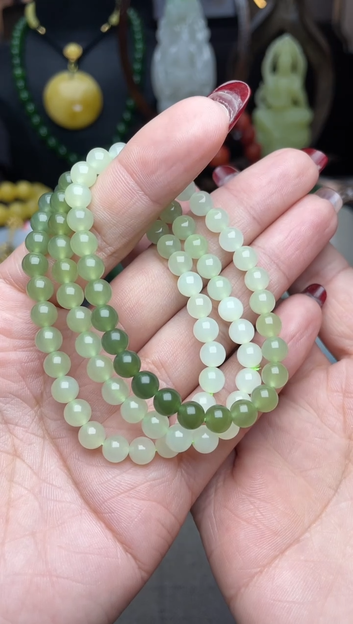 【闪购商品】和田玉手链未镶嵌手串f102