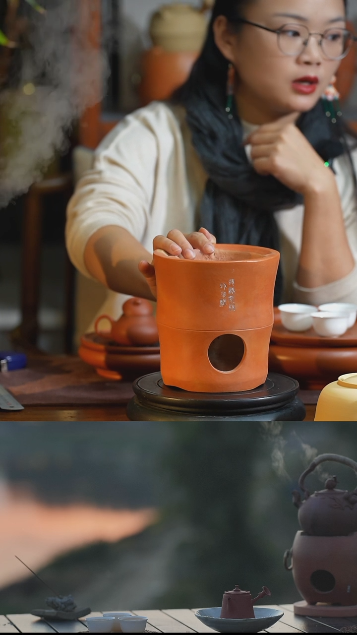 【闪购商品】福利清风竹韵炉刻字款 微瑕 配炉垫