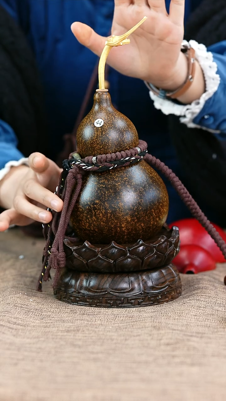 【闪购商品】44—光岳葫天然大漆酒葫芦不含莲花底座