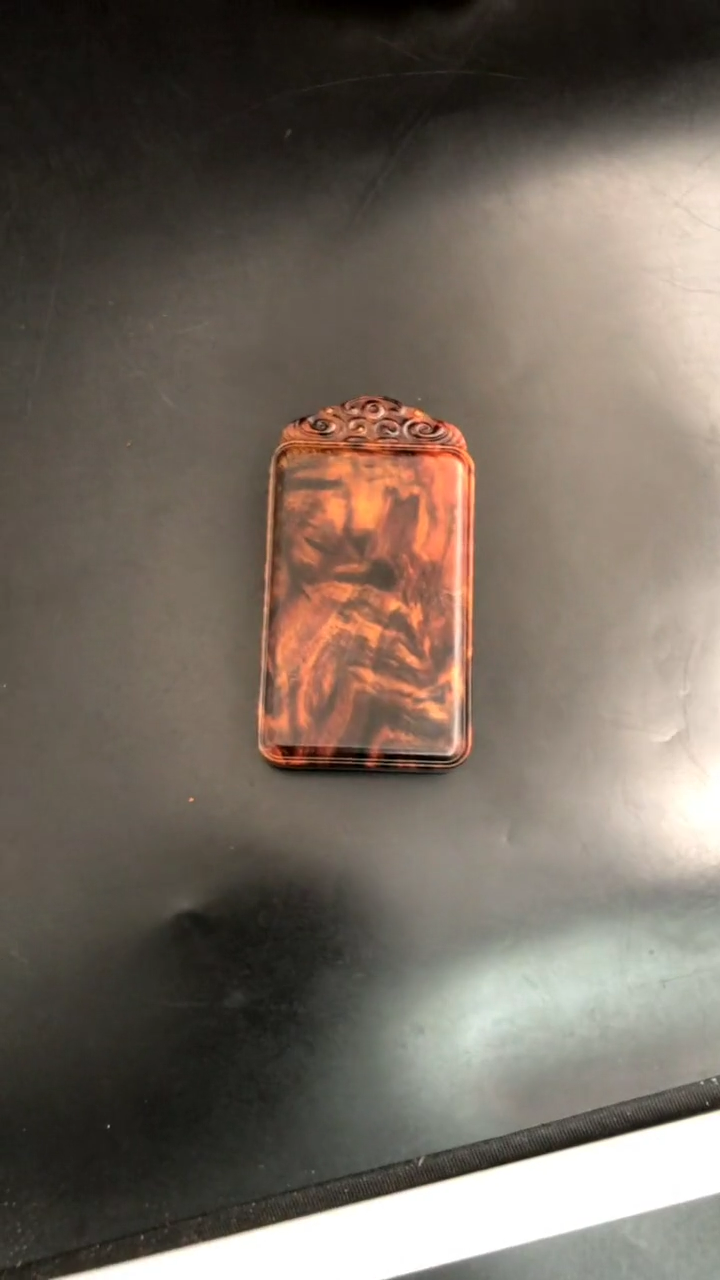 吊坠黄花梨/降香黄檀巴**村海黄野油无事牌吊坠