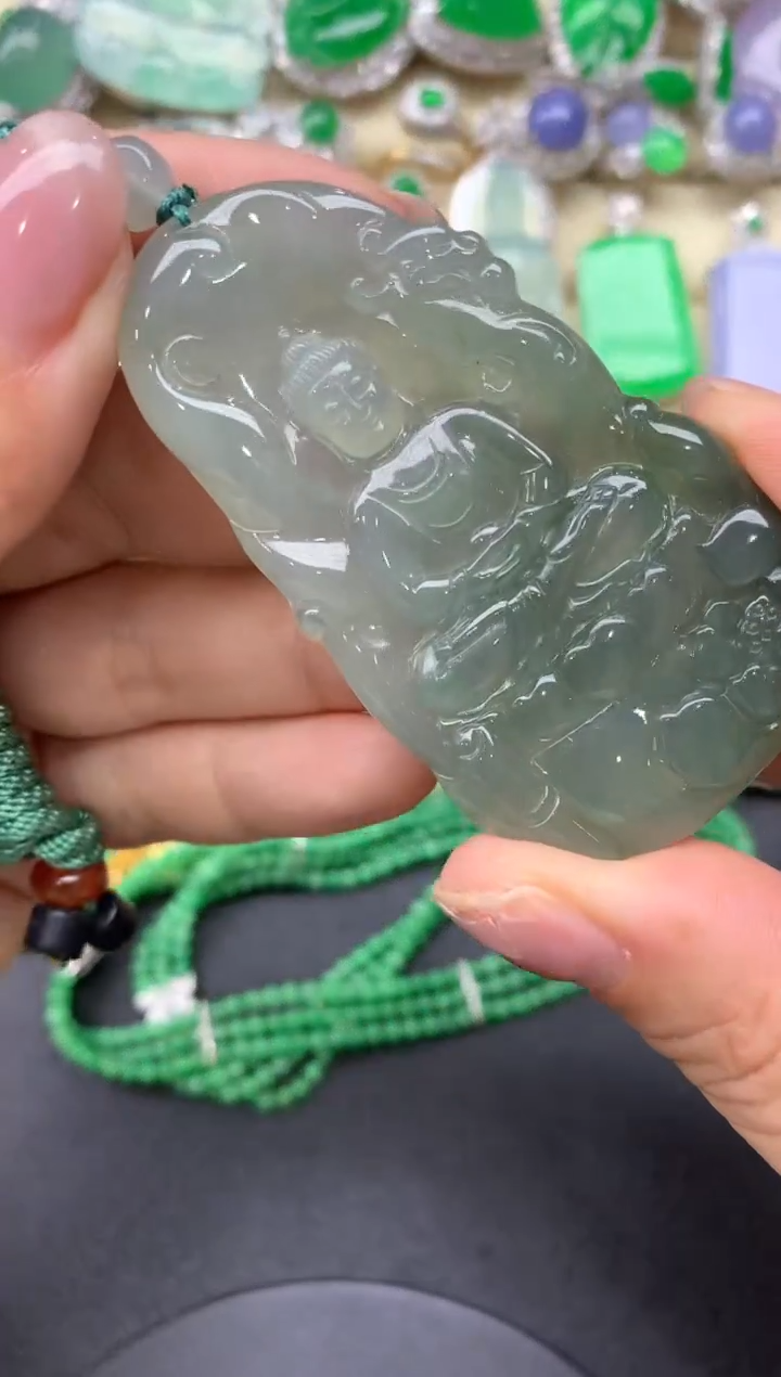 【闪购商品】翡翠颈饰未镶嵌66中国好珍宝