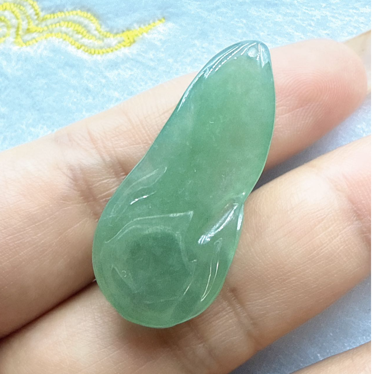 【兴启】纯天然A货翡翠 高冰定制款莲花