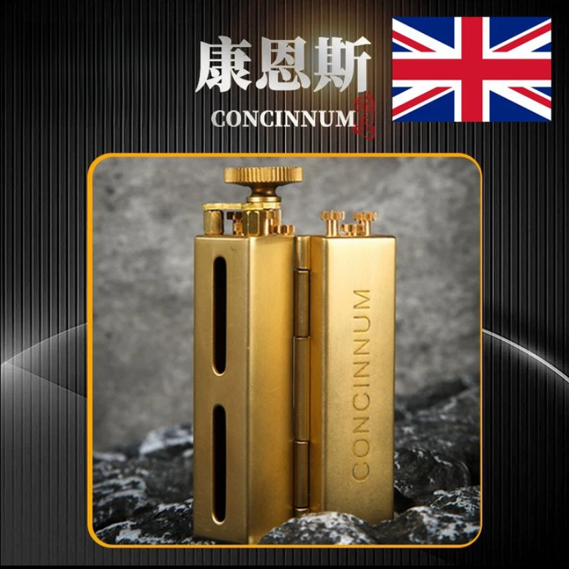 英国康恩斯纯铜古董卷烟器进口黄铜复古手工家用便携袖珍手卷