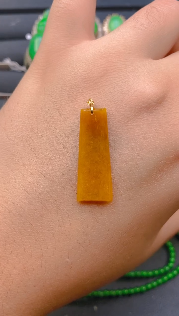 【闪购商品】翡翠戒指18K金镶嵌天然A货翡翠1