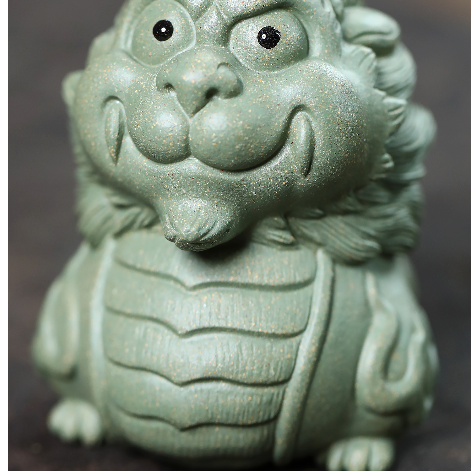 宜兴紫砂青段茶宠摆件志得意满貔貅精工新中式高档长8宽6.5高9