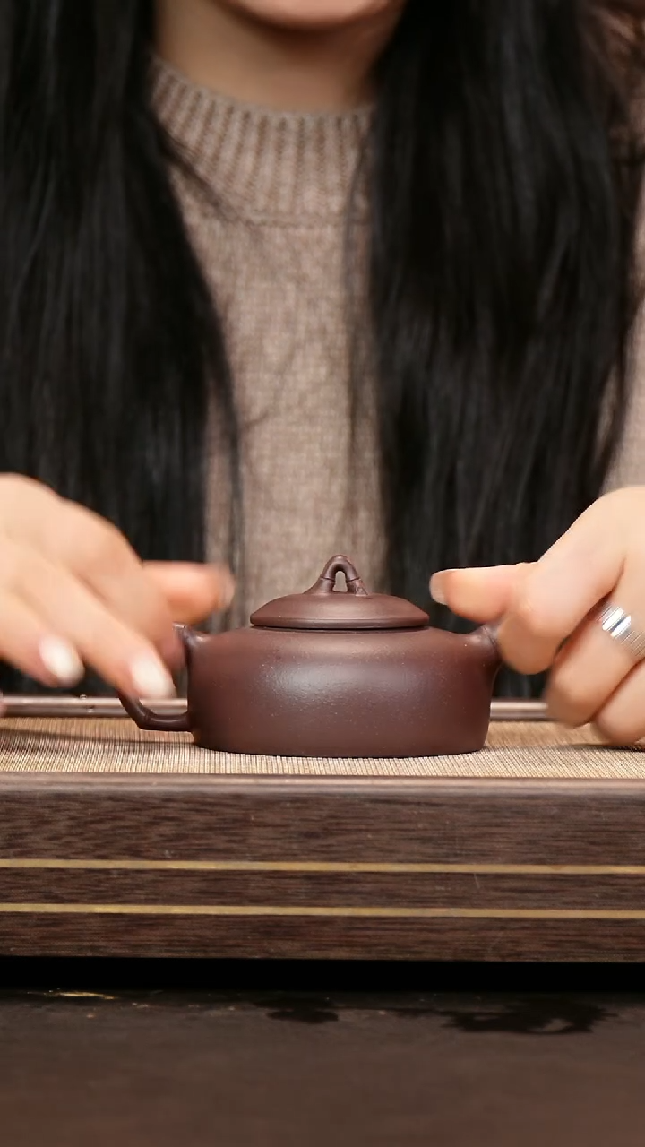 茶壶紫砂四号井底槽清 折竹