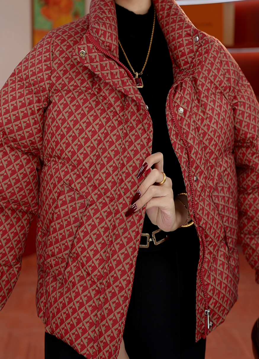 2025杭州原版正品保暖减龄气质羽绒服ZF-R018-XXLGDDD