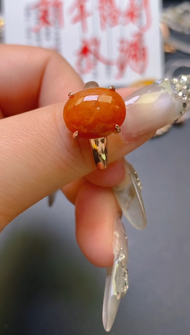 【闪购商品】翡翠耳饰银S925镶嵌天然A货翡翠1