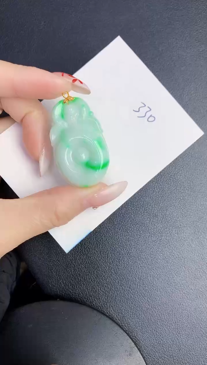 【闪购商品】翡翠颈饰18K金镶嵌000000000000