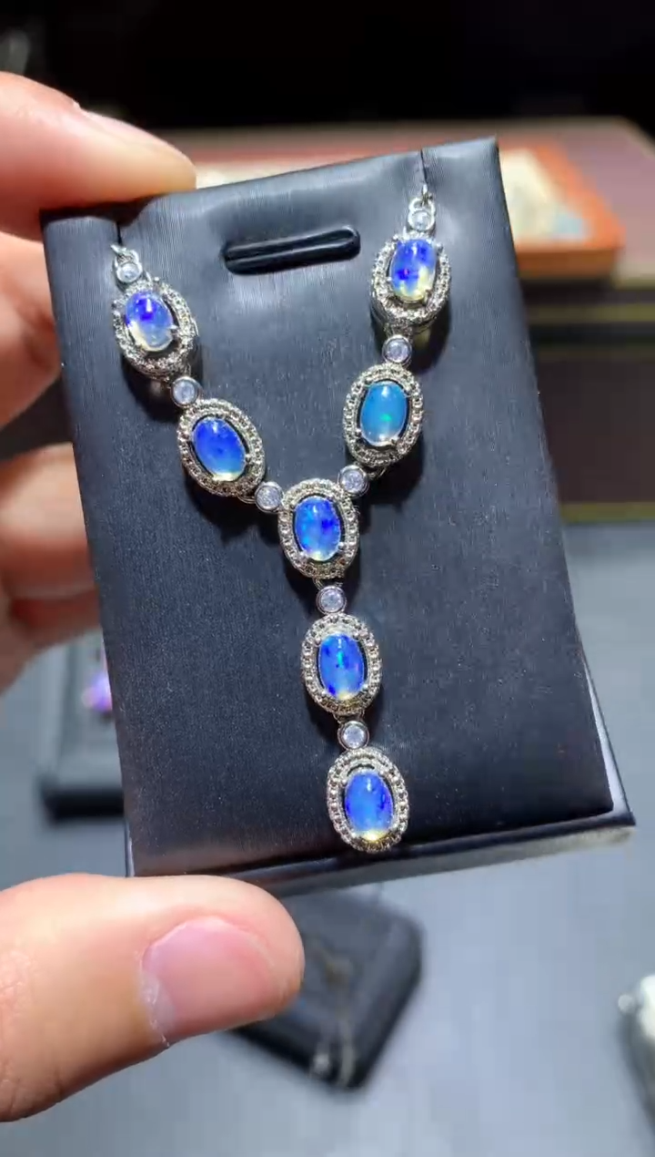 【闪购商品】欧泊颈饰未镶嵌L20【多样性发其一】