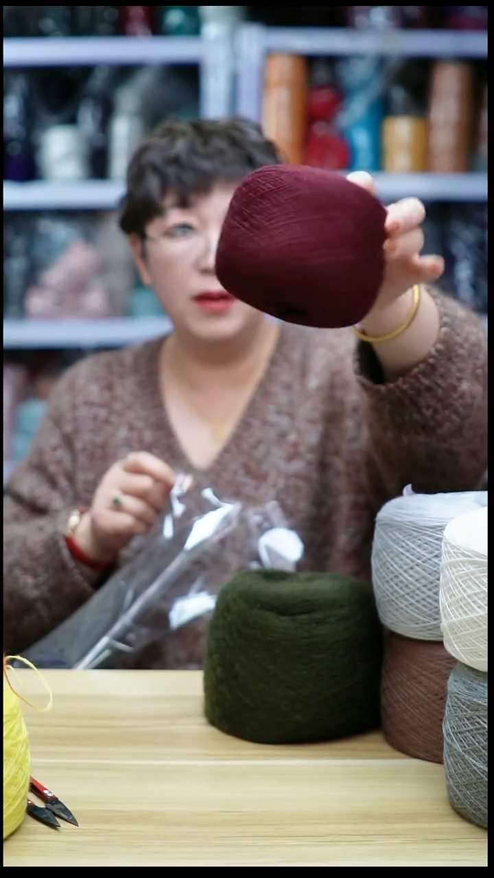 羊毛欢姐手编线D452