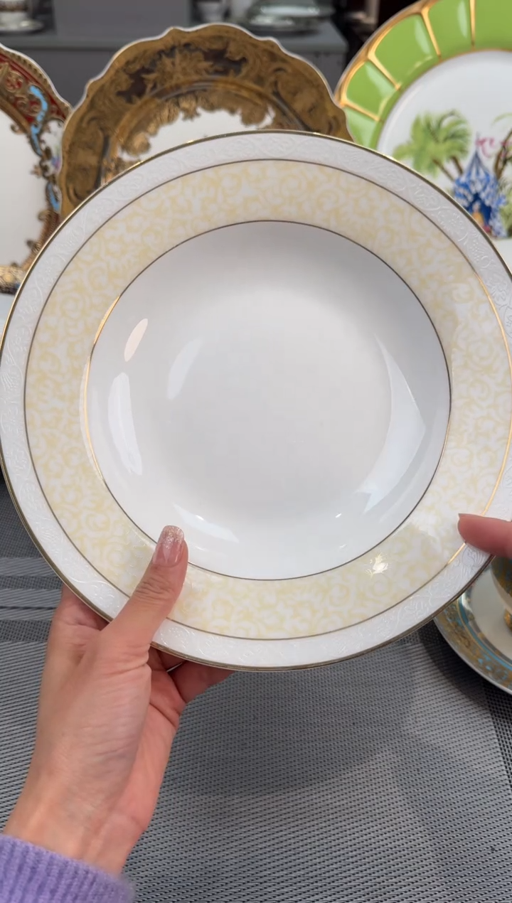 【闪购商品】瓷片9寸草帽盘2个  福利价