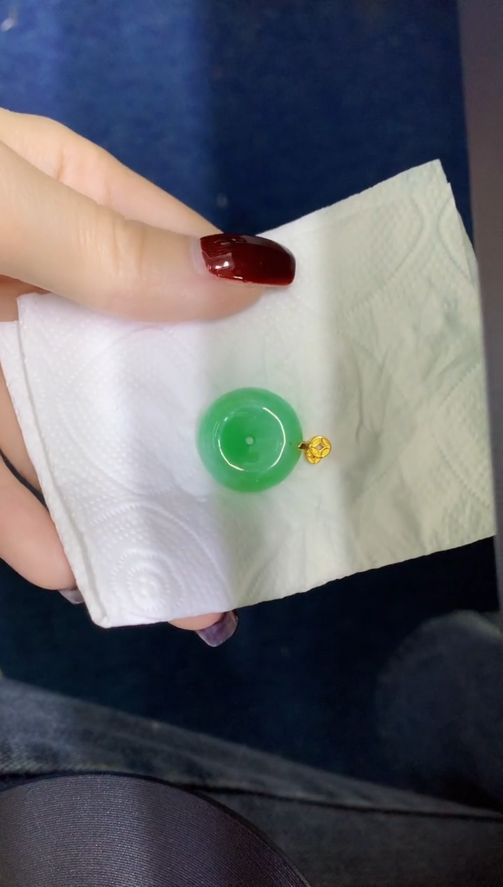 颈饰未镶嵌翡翠缅甸天然翡翠a货