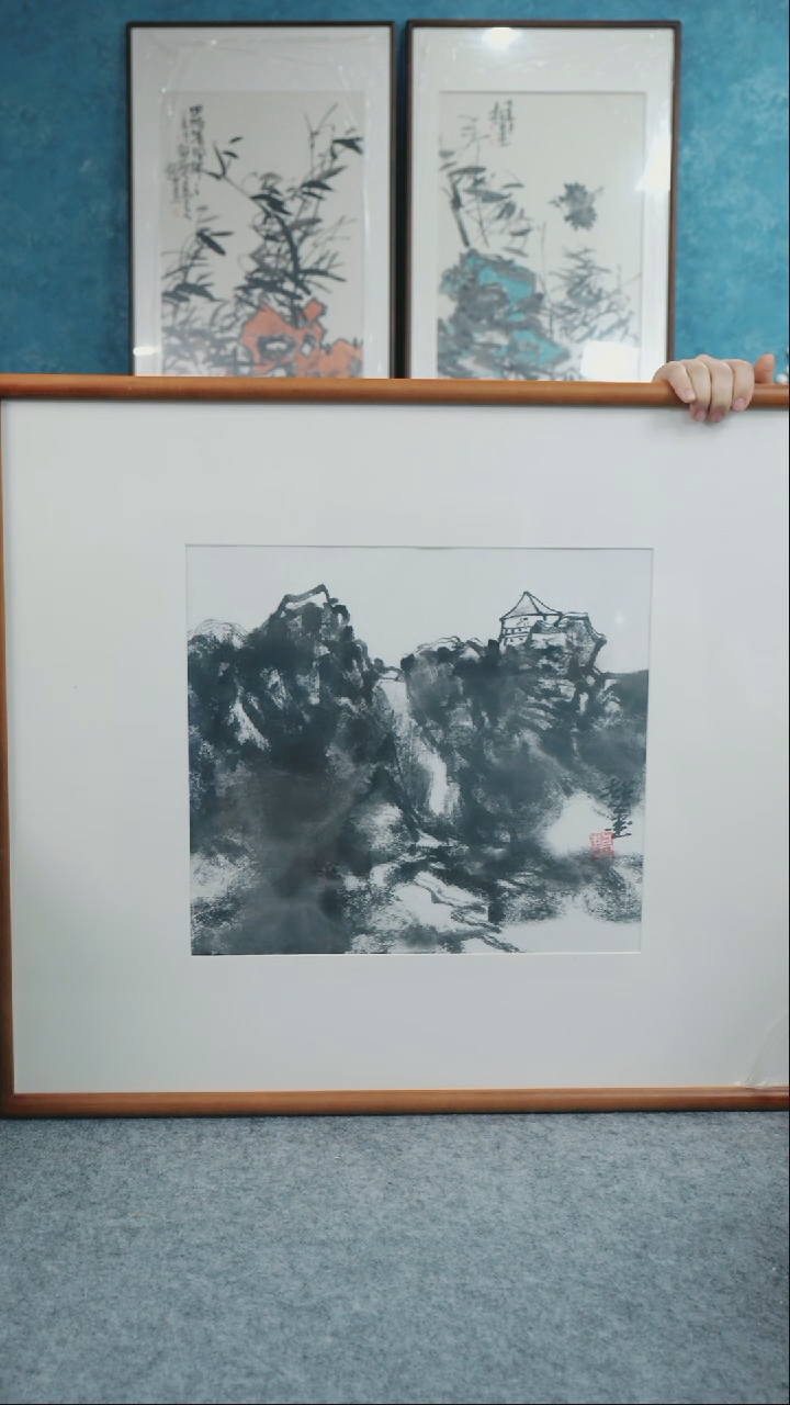 【闪购商品】国画60*70郑志超老师带框山水