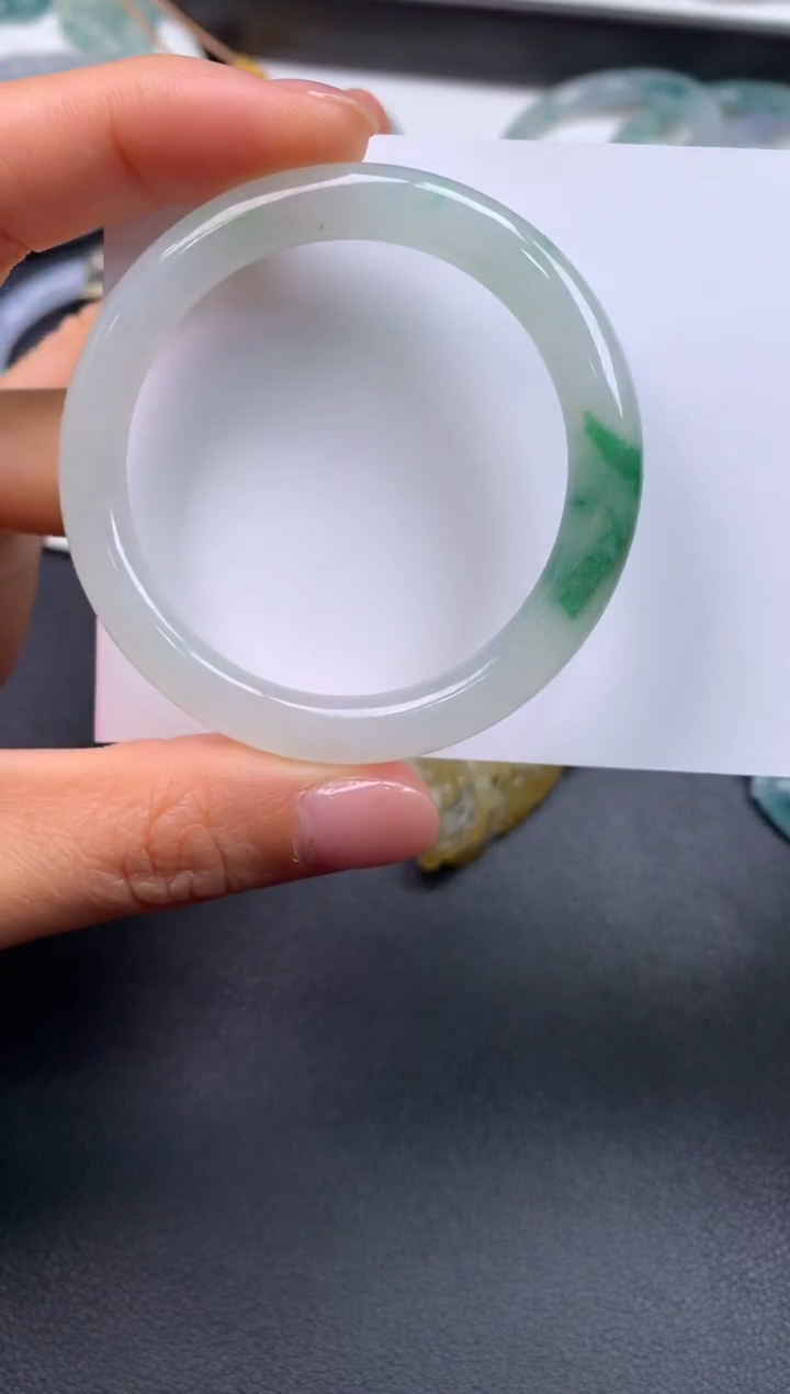 未镶嵌定制翡翠0802825714（45*6*6.7）