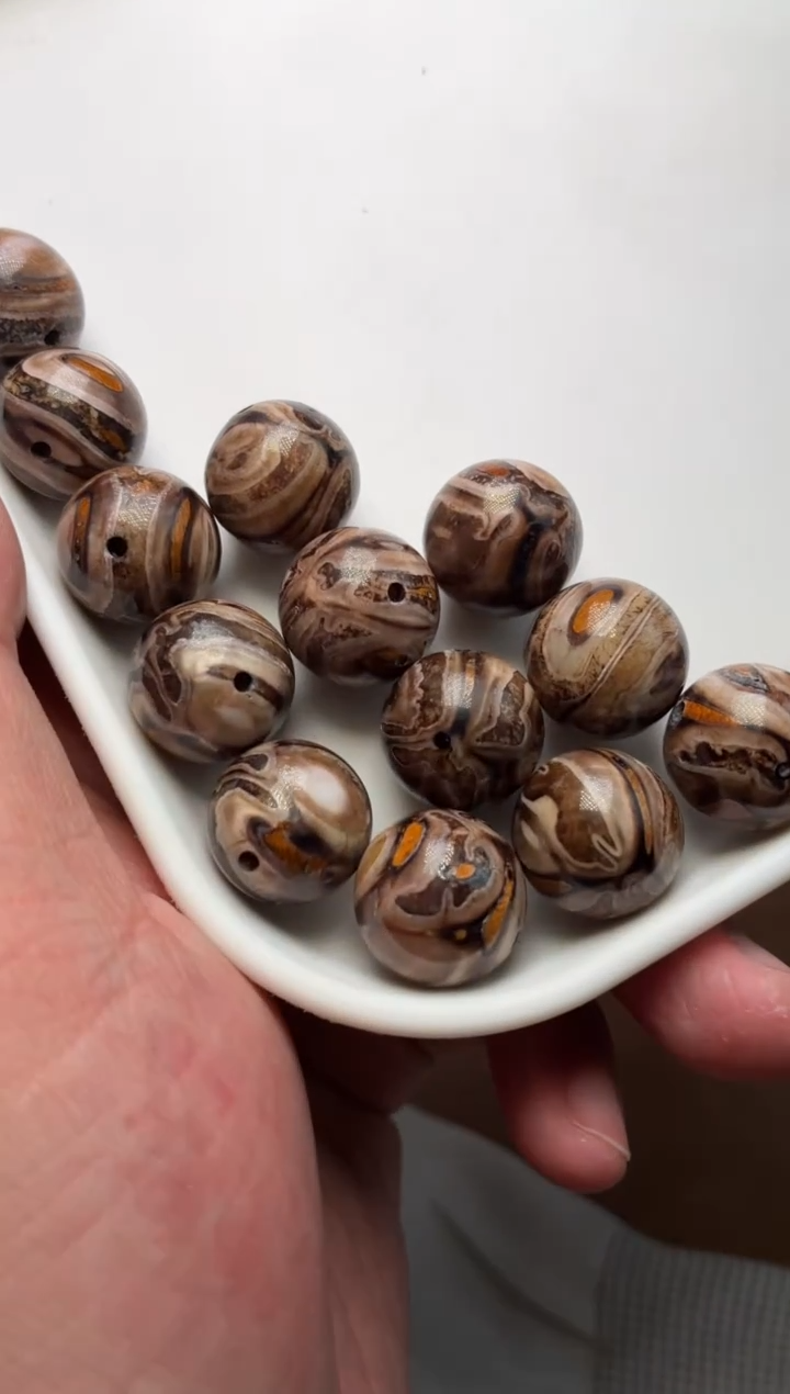 猪牙吊坠杂件504-马牙圆珠-非完美