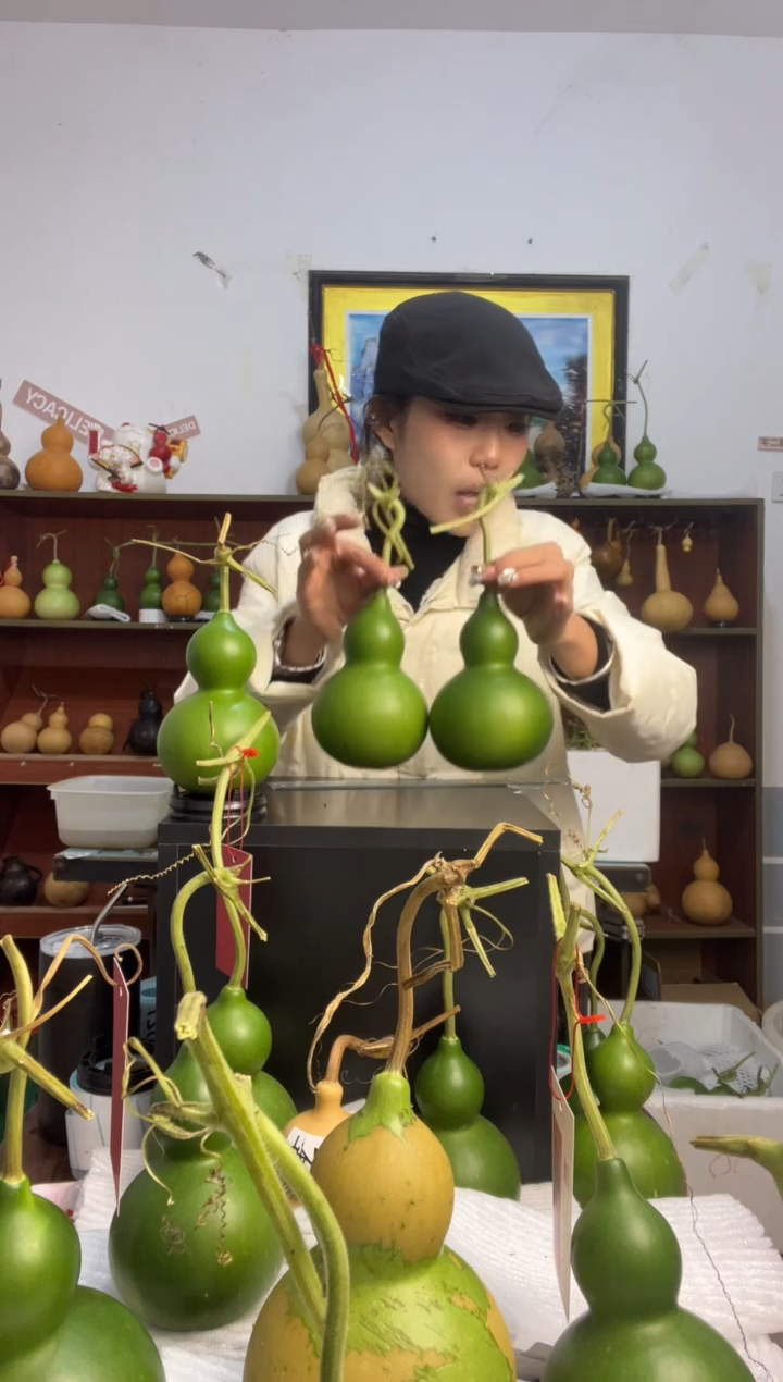 小*021天然葫芦摆件 一物一拍龙头不保售后两个