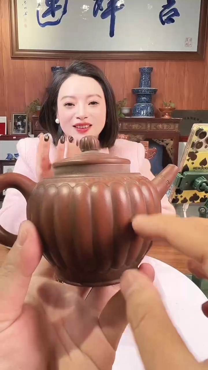 摆件陶景德镇陶瓷青花摆件26