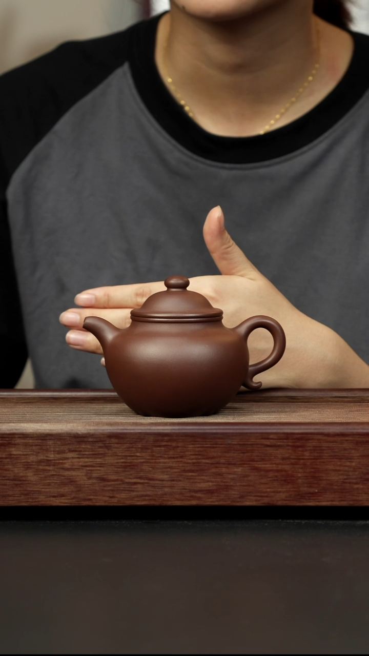 紫砂茶壶高温底槽清 莲子