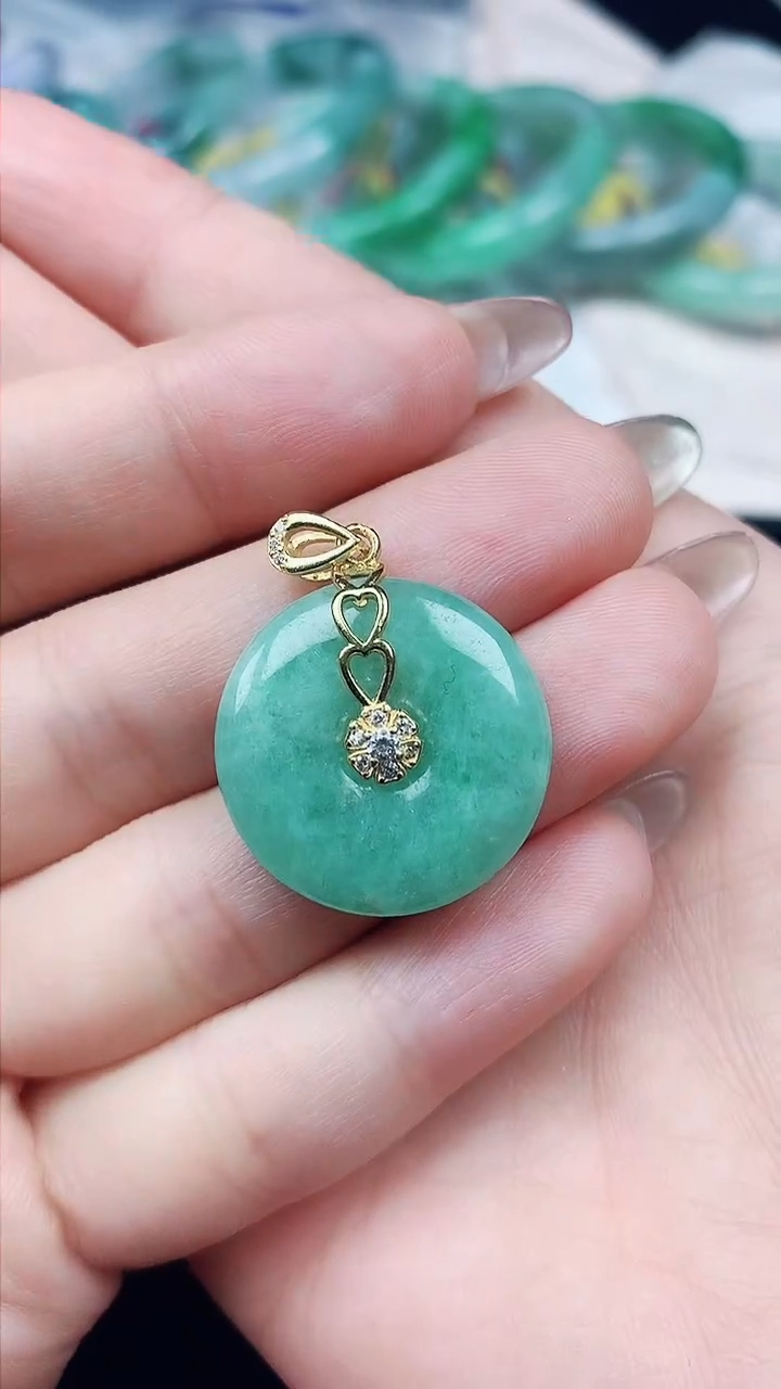 【闪购商品】翡翠颈饰银S925镶嵌颈饰