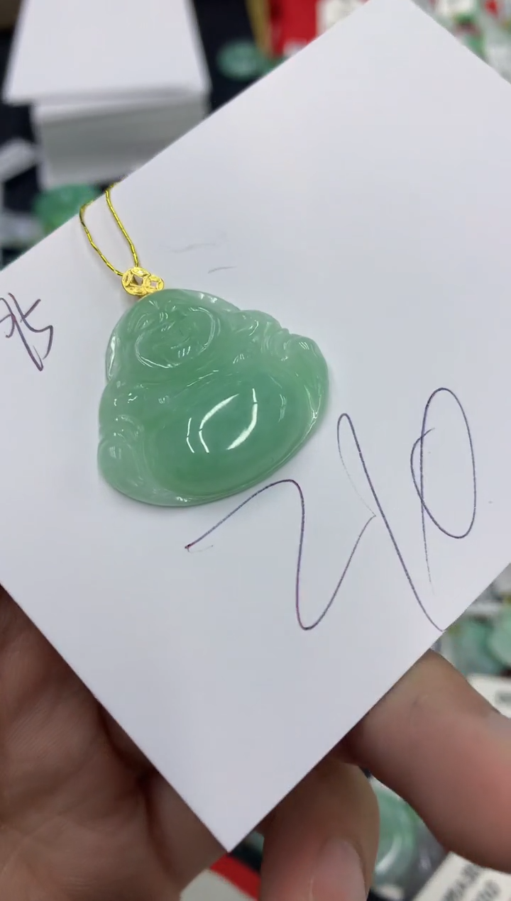 【闪购商品】翡翠颈饰18K金镶嵌号链接11111111