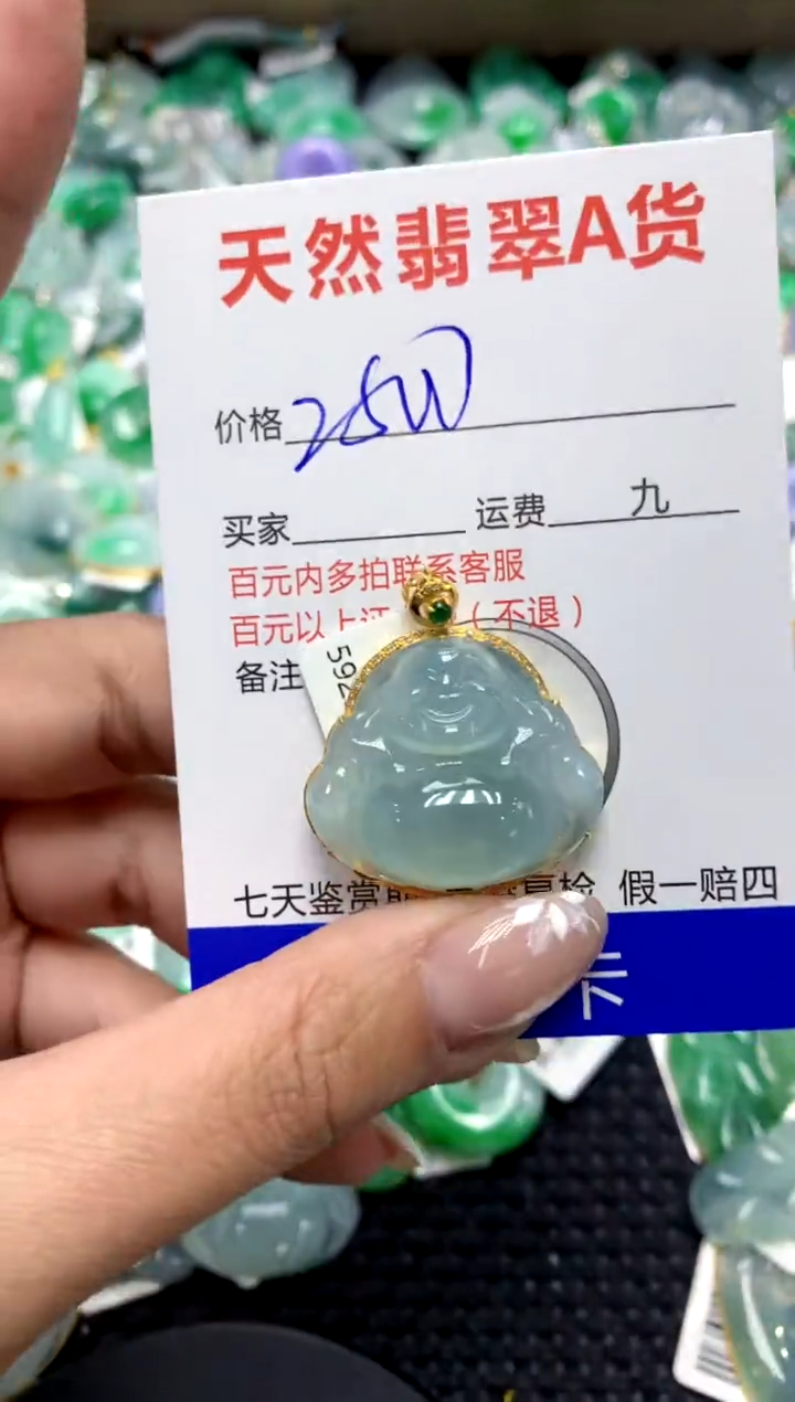 【闪购商品】翡翠颈饰18K金镶嵌111111111111111111