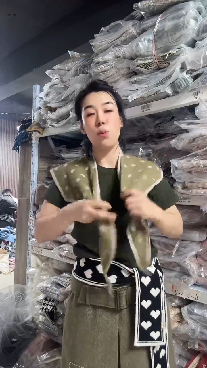 亚麻芳姐围巾福利032