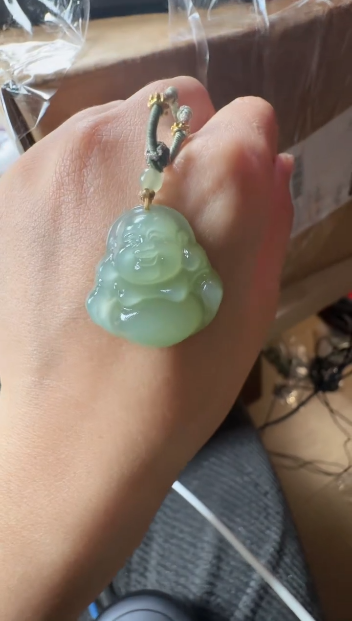 【闪购商品】和田玉颈饰未镶嵌25高冰佛公