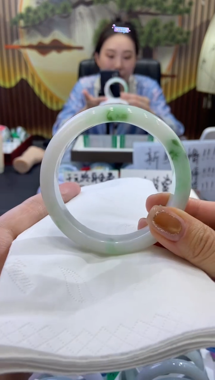 未镶嵌手镯翡翠0005495