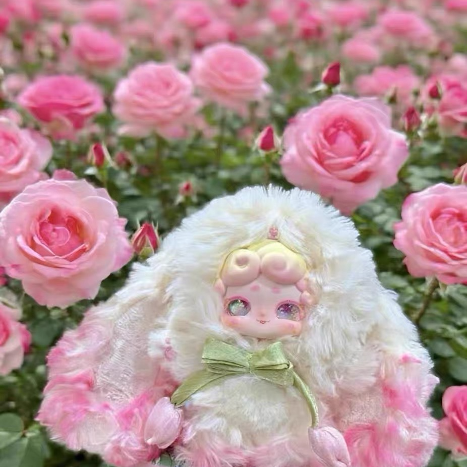 晚安小兔秘密花园系列毛绒盲盒网红公仔挂件