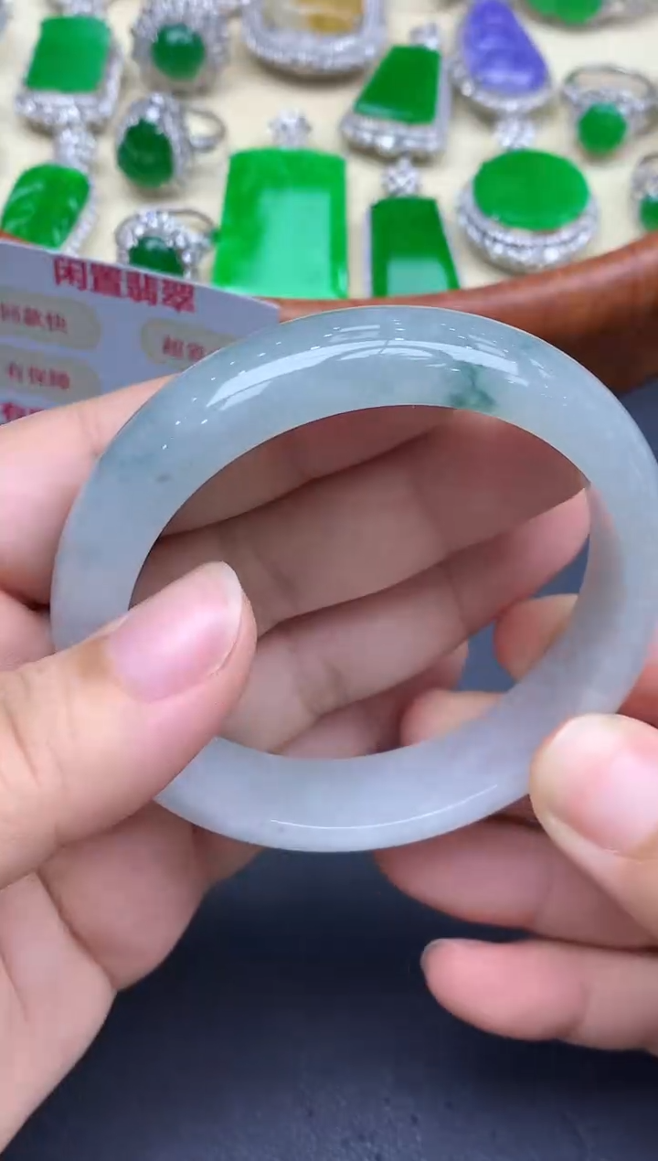 未镶嵌手镯翡翠476-中国好珍宝