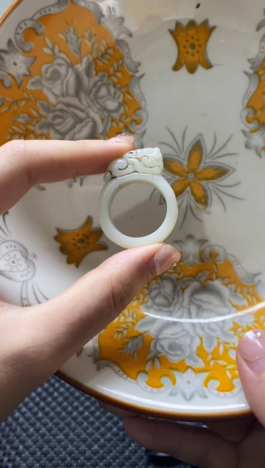 瓷片瓷片 瓷器 摆件 1个