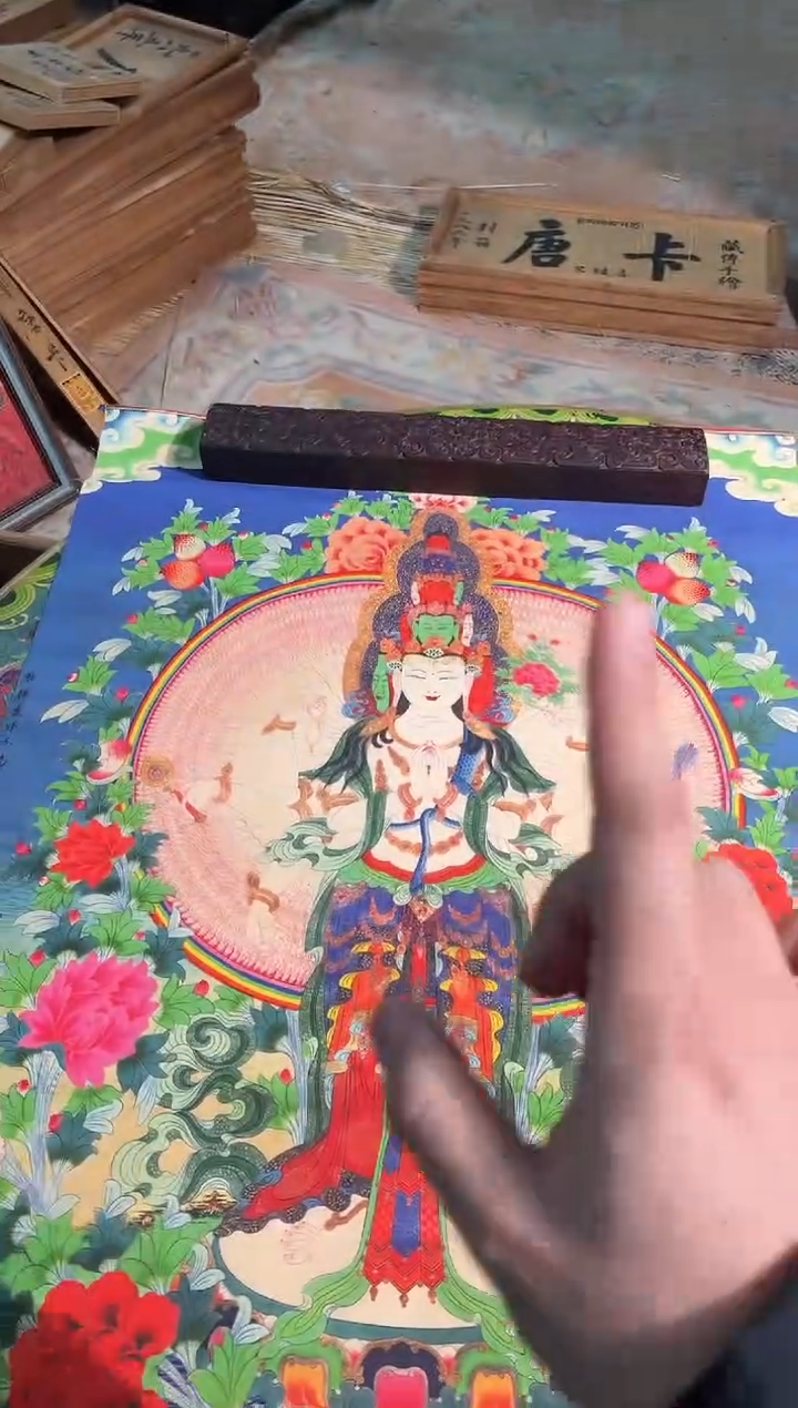 卷轴画路路的唐卡tk160