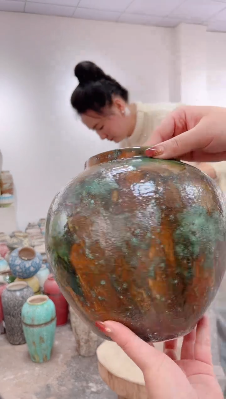 【闪购商品】瓶孤品 微瑕陶瓷花瓶 无花a355