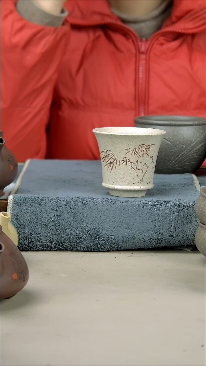 茶壶紫砂大***3白段杯子110