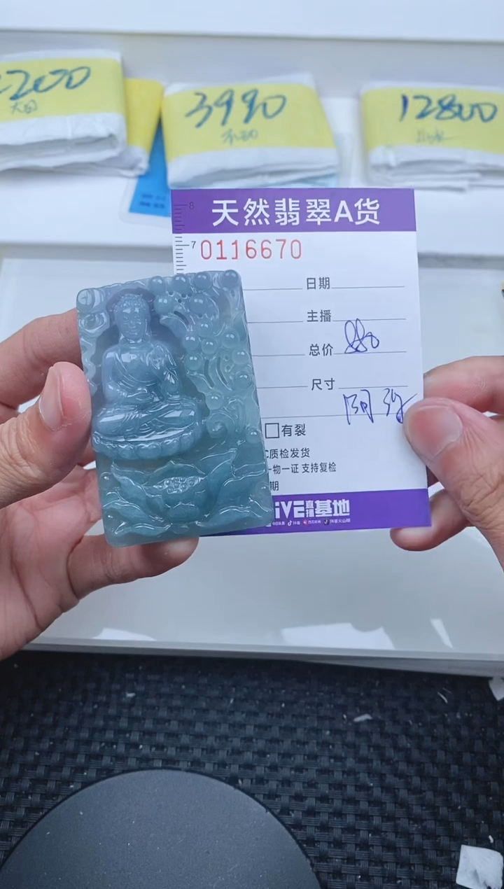 【闪购商品】翡翠颈饰未镶嵌6670........