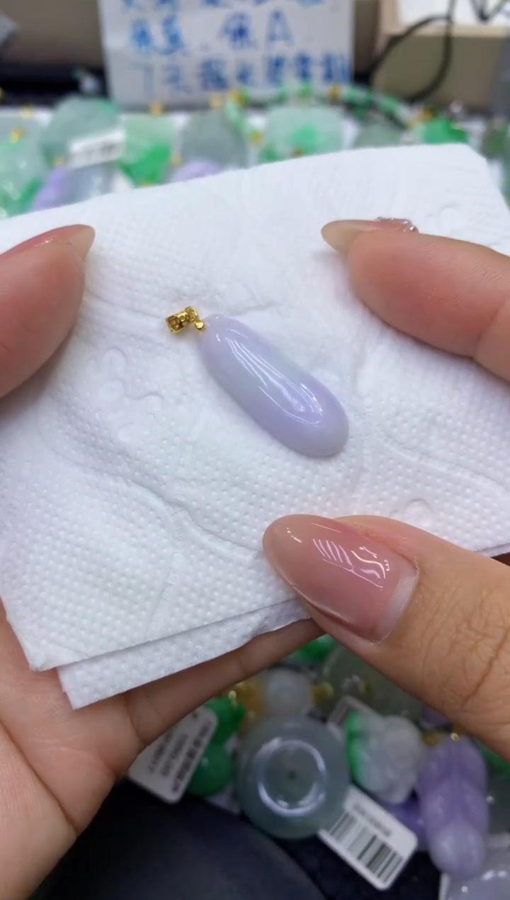 颈饰未镶嵌翡翠天然缅甸A货翡翠