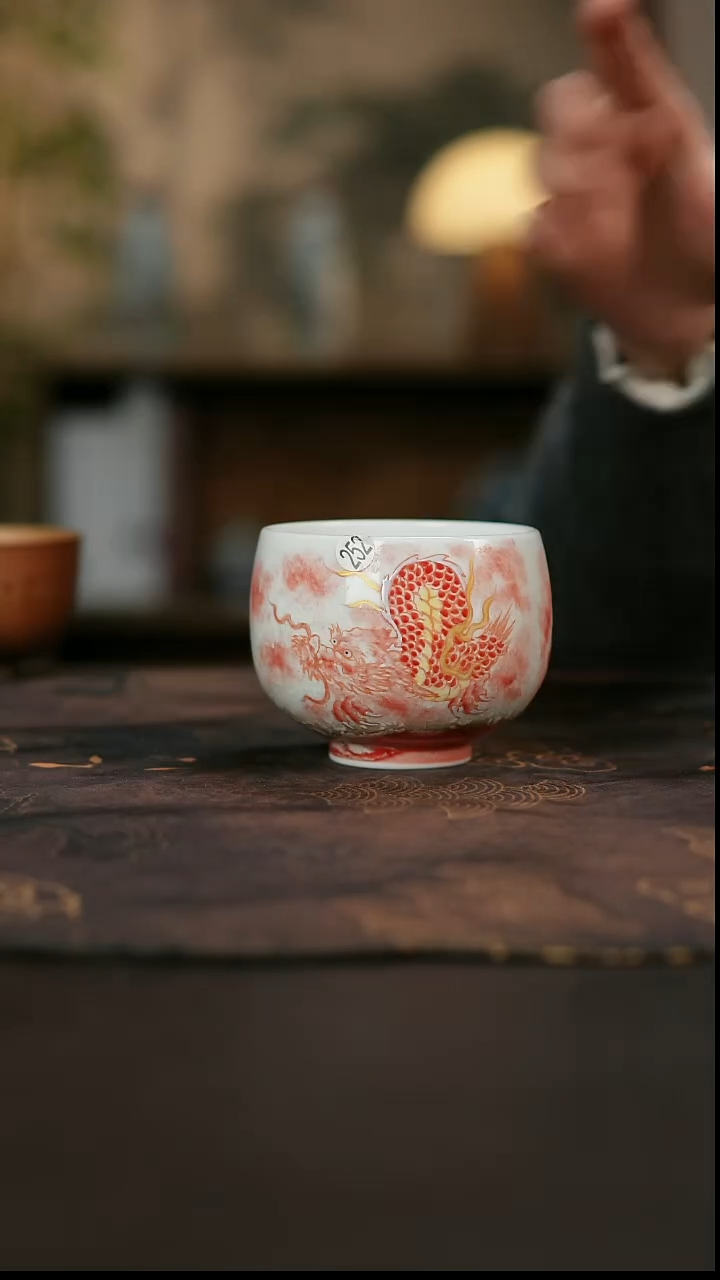 景德镇陶瓷杯碗柴烧多人