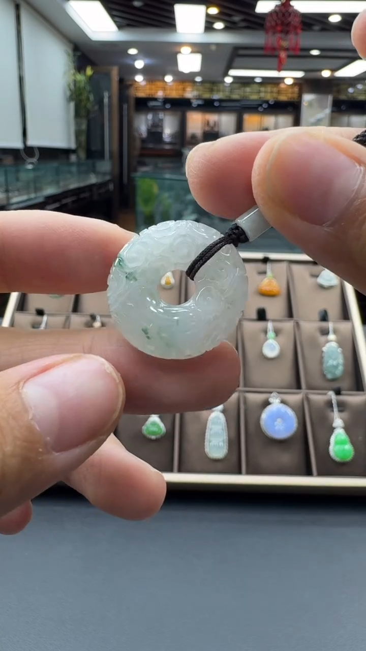 颈饰未镶嵌翡翠甜甜圈