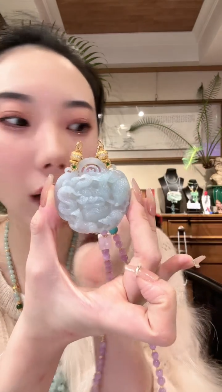 【闪购商品】翡翠颈饰未镶嵌国风