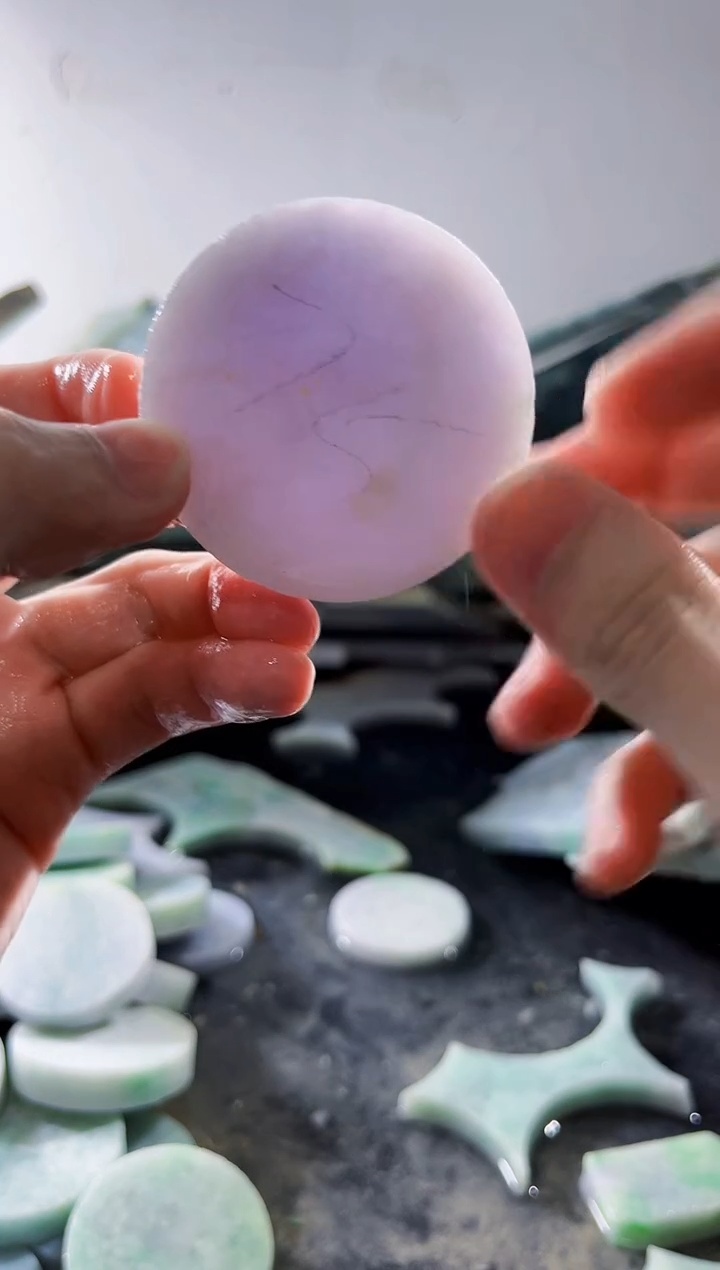 裸石翡翠缅甸翡翠A货文791