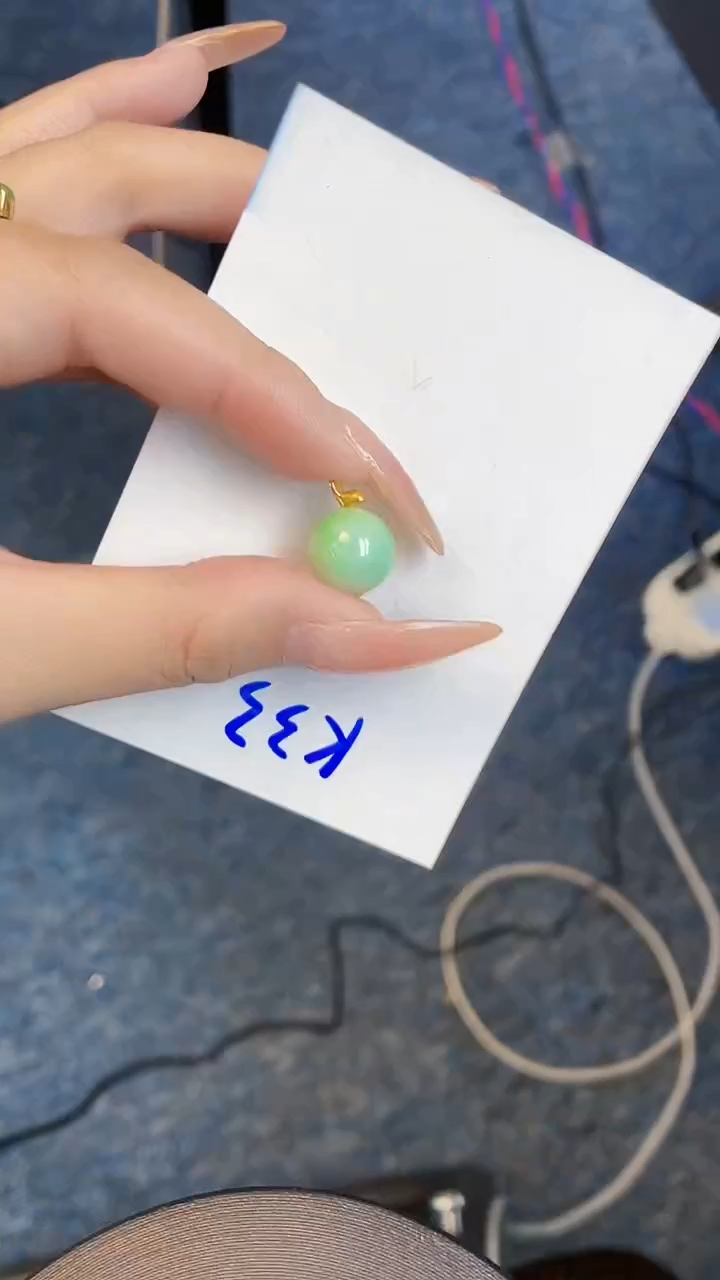 【闪购商品】翡翠颈饰18K金镶嵌000000000