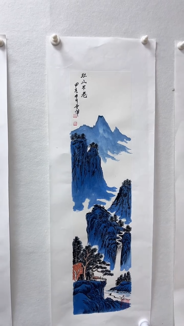 【闪购商品】国画绘画湖社-张广恩-山水