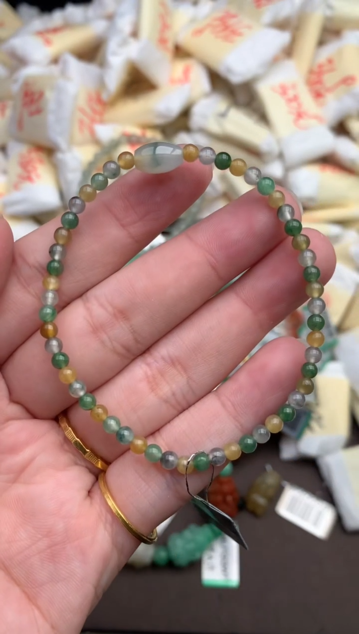 未镶嵌手串翡翠—